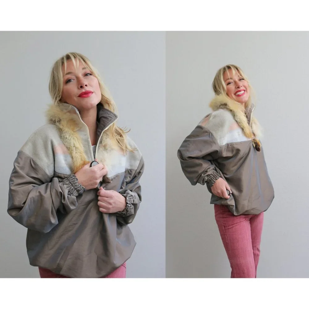 1990's Vintage Wild Child Southwestern Windbreaker Jacket Women's Size LG XL XXL